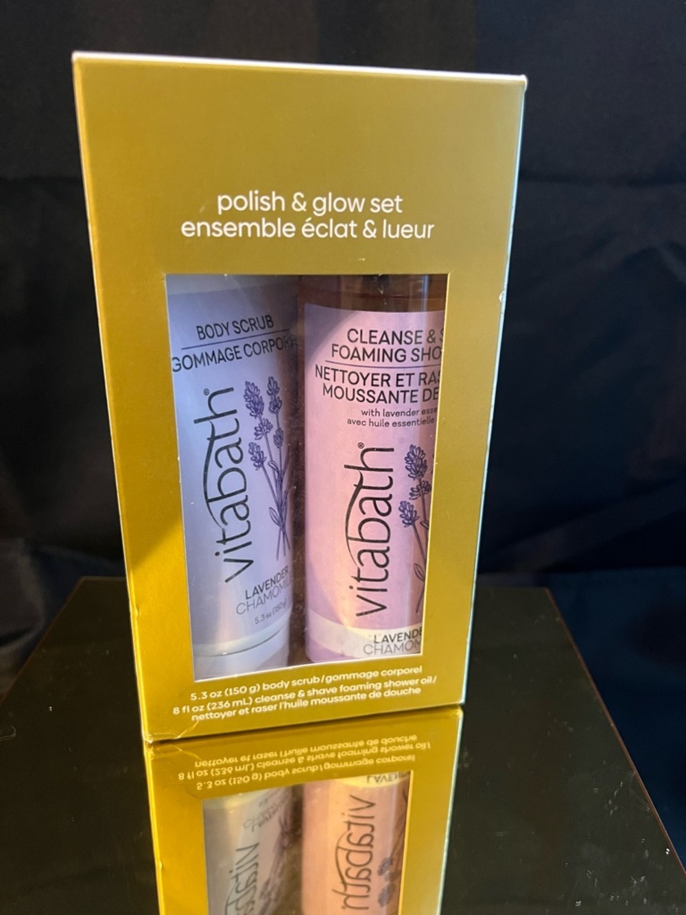 Lavender Chamomile Polish & Glow Set - Pink